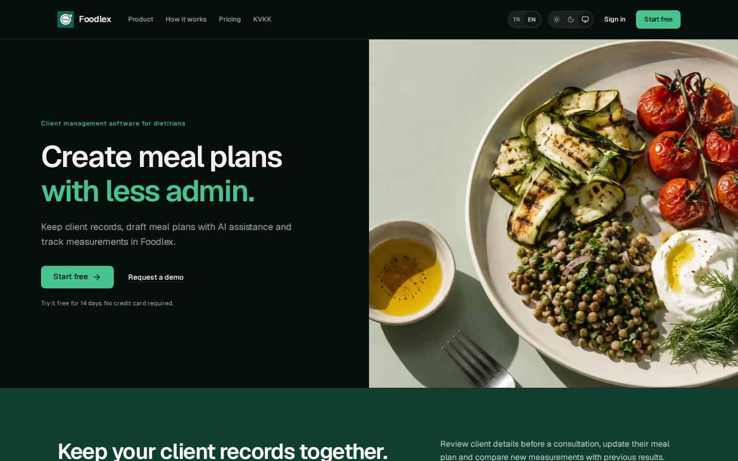 Foodlex website